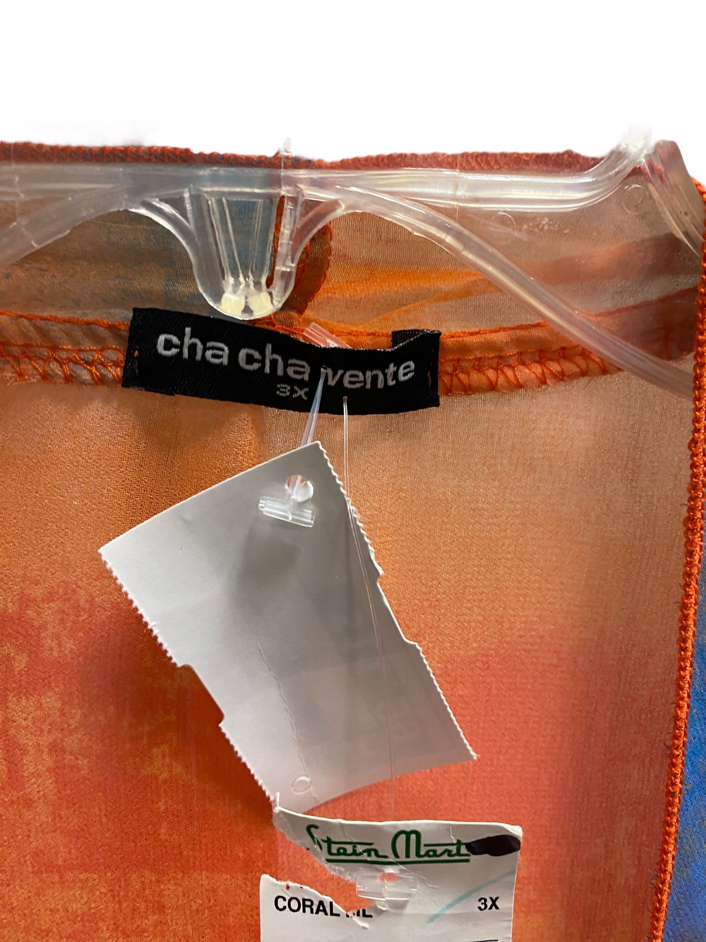 Multi-colored Swimwear Cover-up Cha Cha Vente, Size 3x