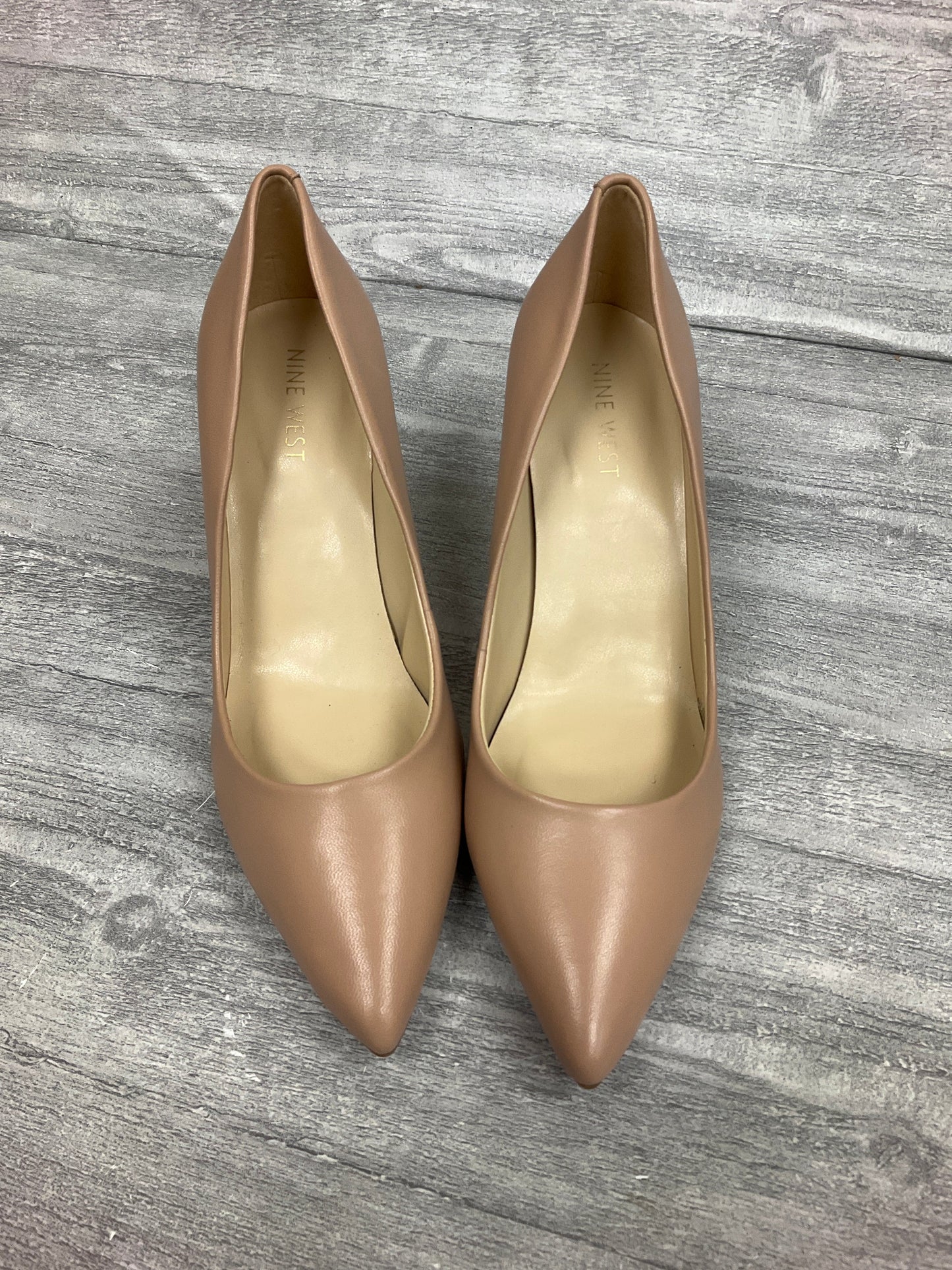 Shoes Heels Stiletto By Nine West In Beige, Size: 8