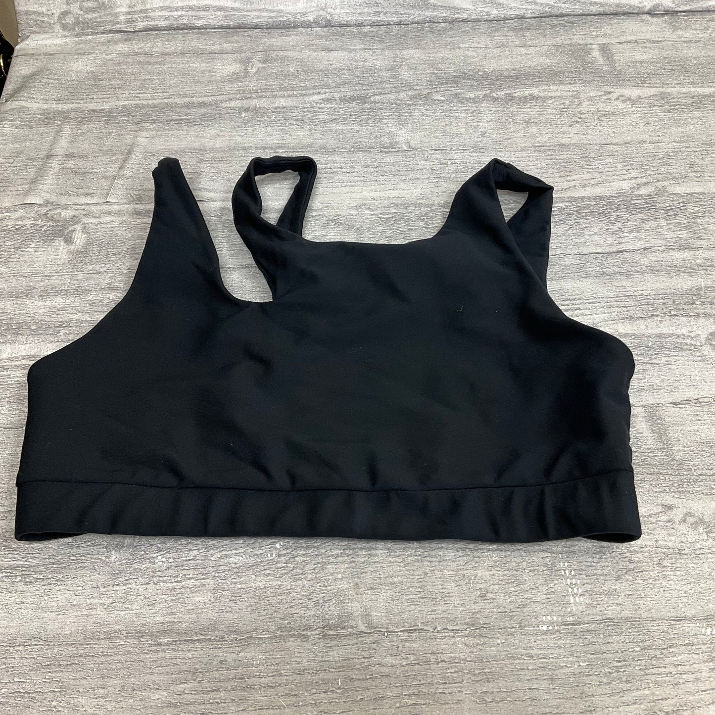 Athletic Bra By Clothes Mentor In Black, Size: L