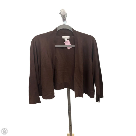 Bolero By Susan Graver In Brown, Size: 1x