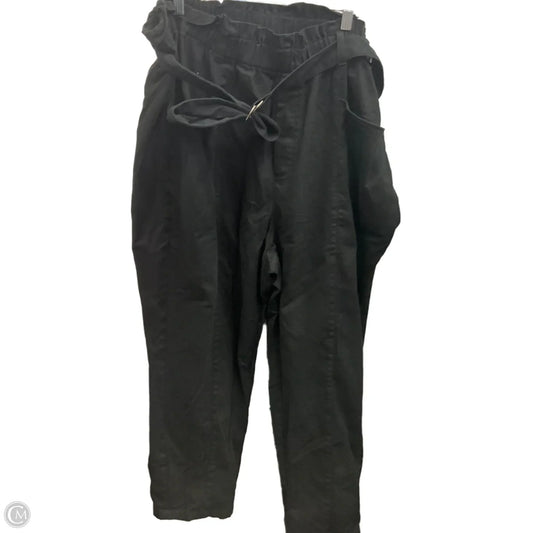 Pants Cropped By Ava & Viv In Black, Size: 2x