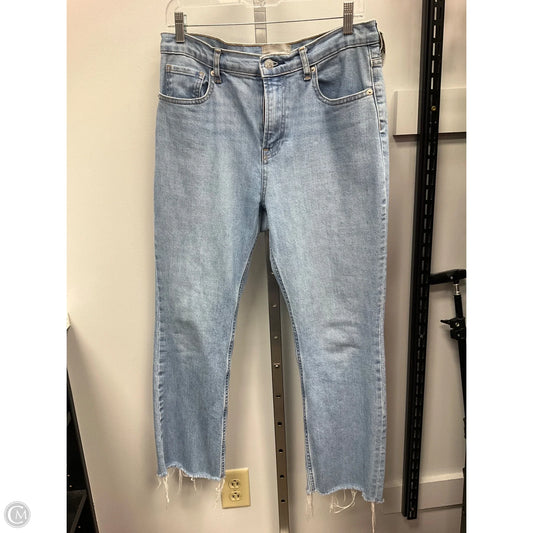 Jeans Cropped By Everlane In Blue Denim, Size: 10