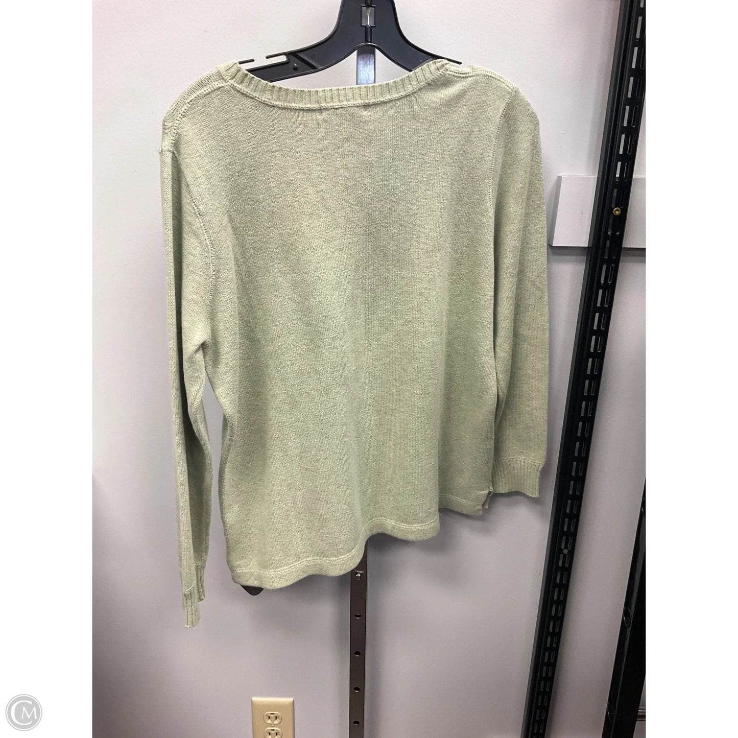 Sweater By Eddie Bauer In Green, Size: S