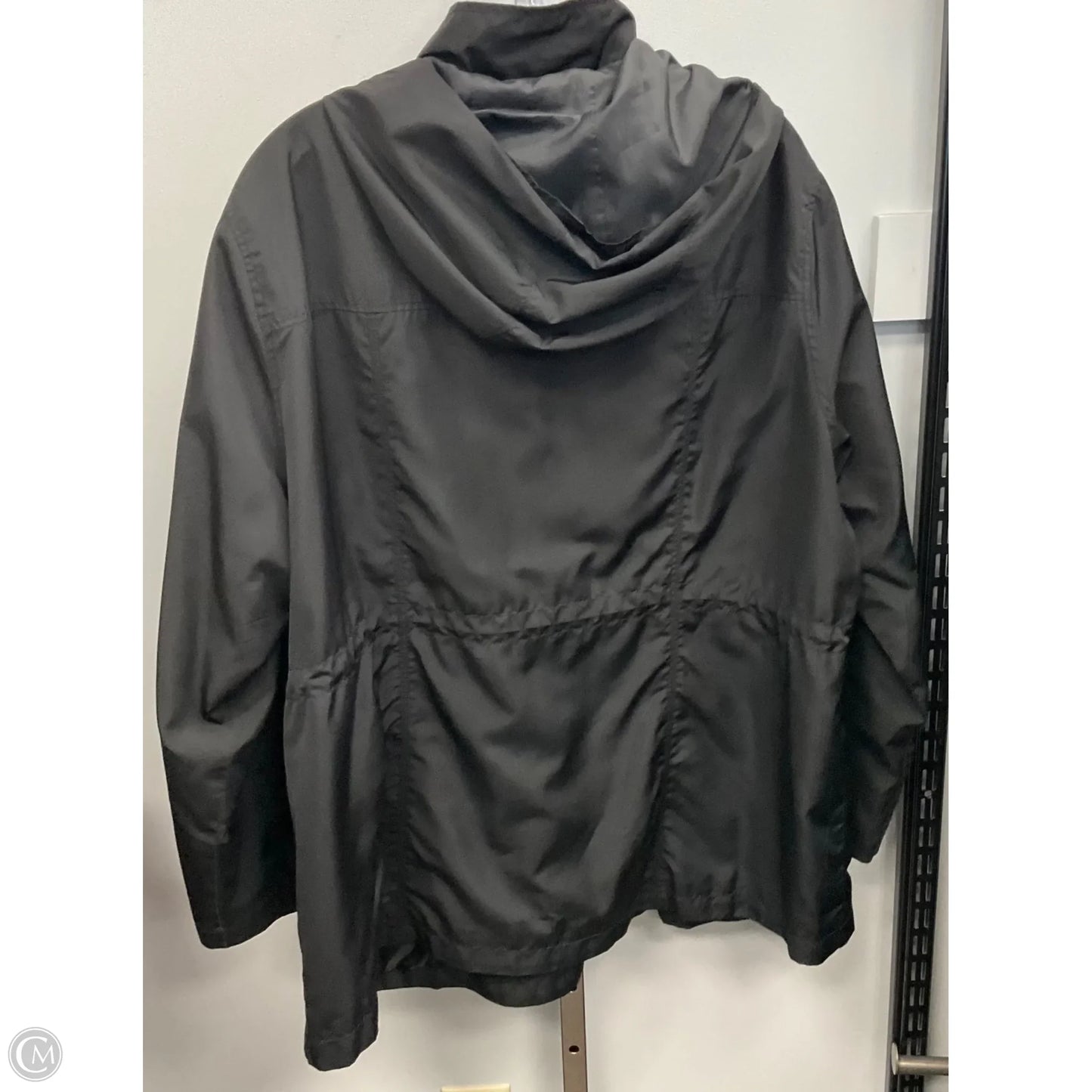 Jacket Windbreaker By Ava & Viv In Black, Size: 2x