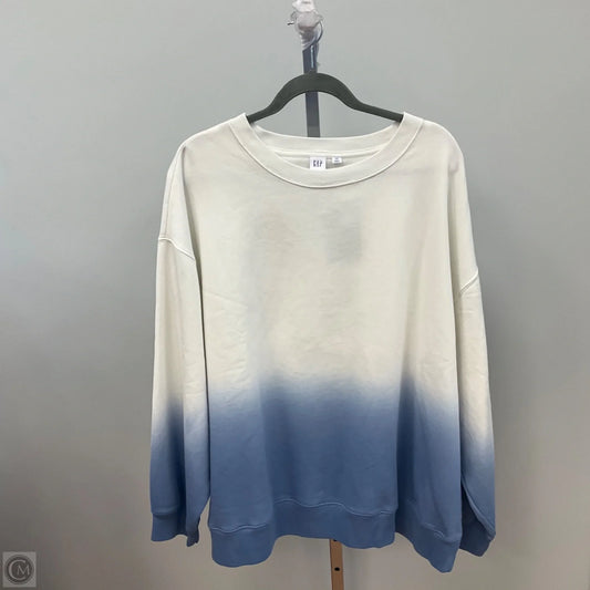 Sweatshirt Crewneck By Gap In Ombre Print, Size: Xxl