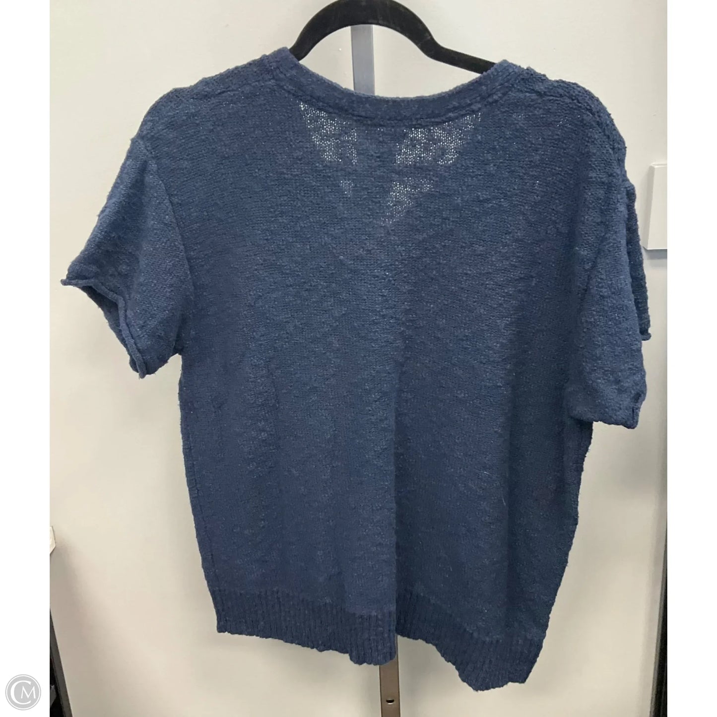 Sweater Short Sleeve By L.l. Bean In Navy, Size: Xl