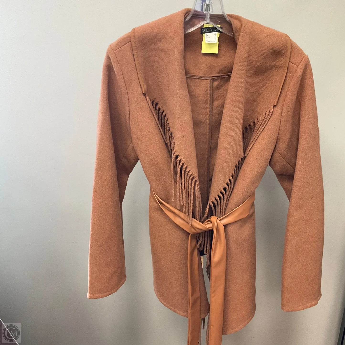 Jacket Puffer & Quilted By Venus In Tan, Size: 6