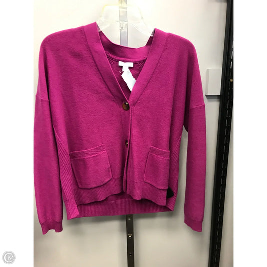 Sweater Cardigan By J. Jill In Pink, Size: S