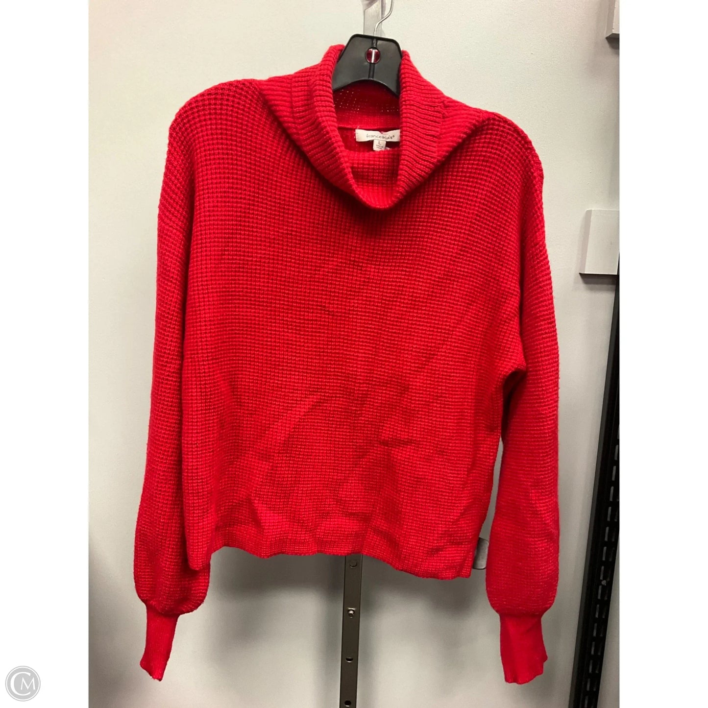 Sweater By Francesca's In Red, Size: L