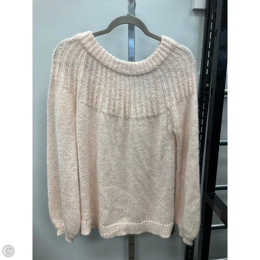 Sweater By Lc Lauren Conrad In Peach, Size: L