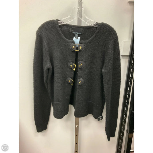 Sweater Cardigan By Cynthia Rowley In Black, Size: M