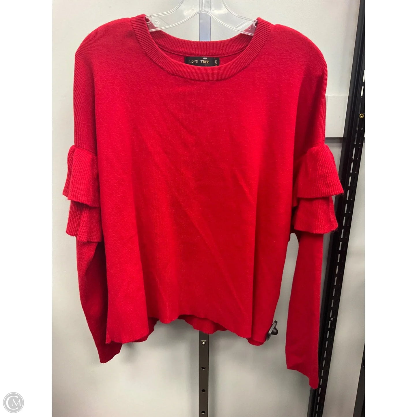 Sweater By Love Tree In Red, Size: L