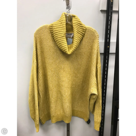 Sweater By Old Navy In Yellow, Size: 3x