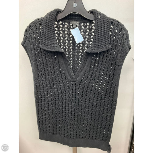 Vest Sweater By Talbots In Black, Size: M