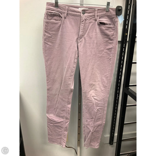 Pants Corduroy By Loft In Purple, Size: 8