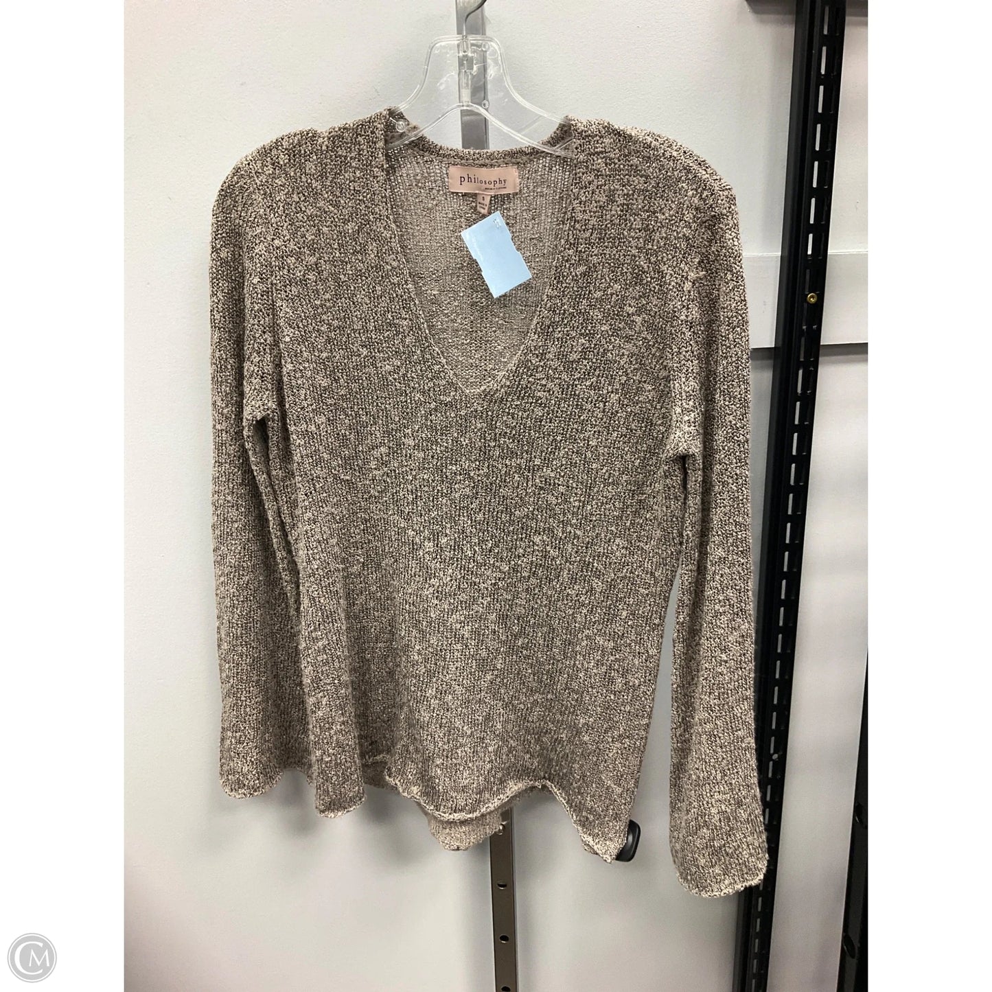 Sweater By Philosophy In Taupe, Size: S