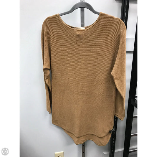 Top Long Sleeve By Michael By Michael Kors In Tan, Size: S