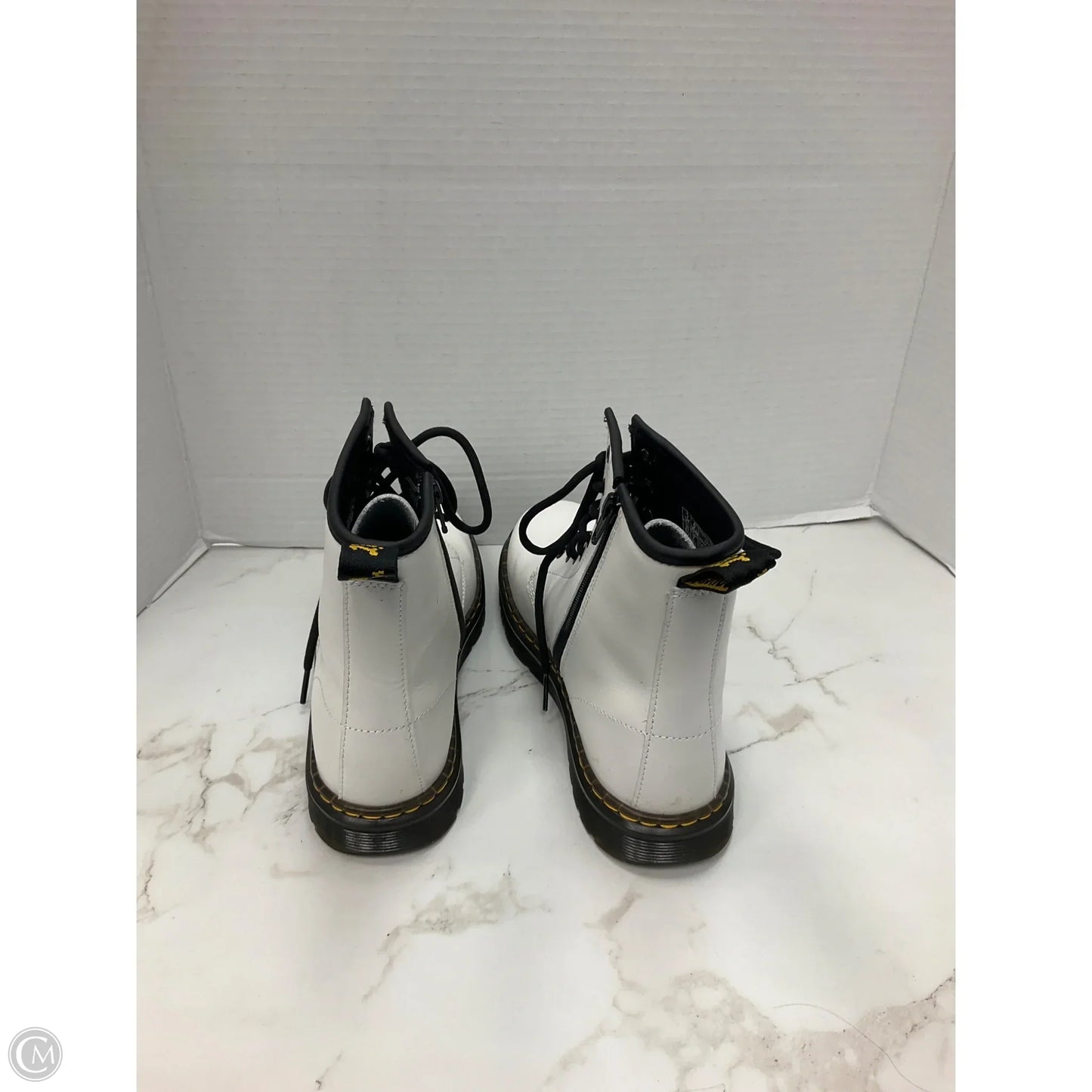 Boots Ankle Flats By Dr Martens In White, Size: 7