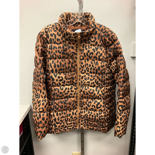 Jacket Puffer & Quilted By Lands End In Animal Print, Size: Xlp
