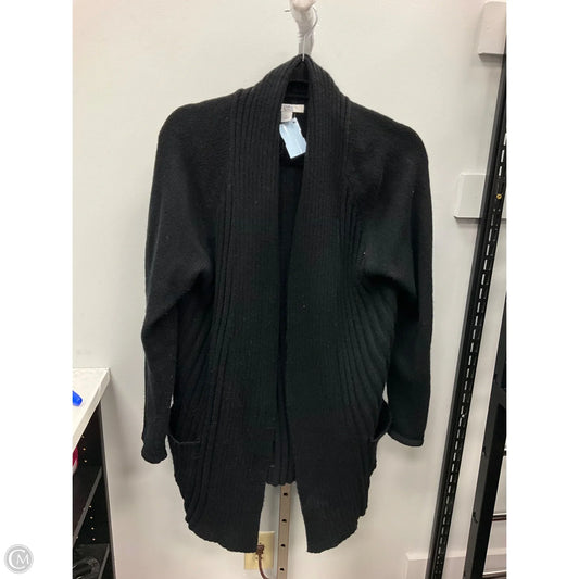 Sweater Cardigan By Croft And Barrow In Black, Size: L