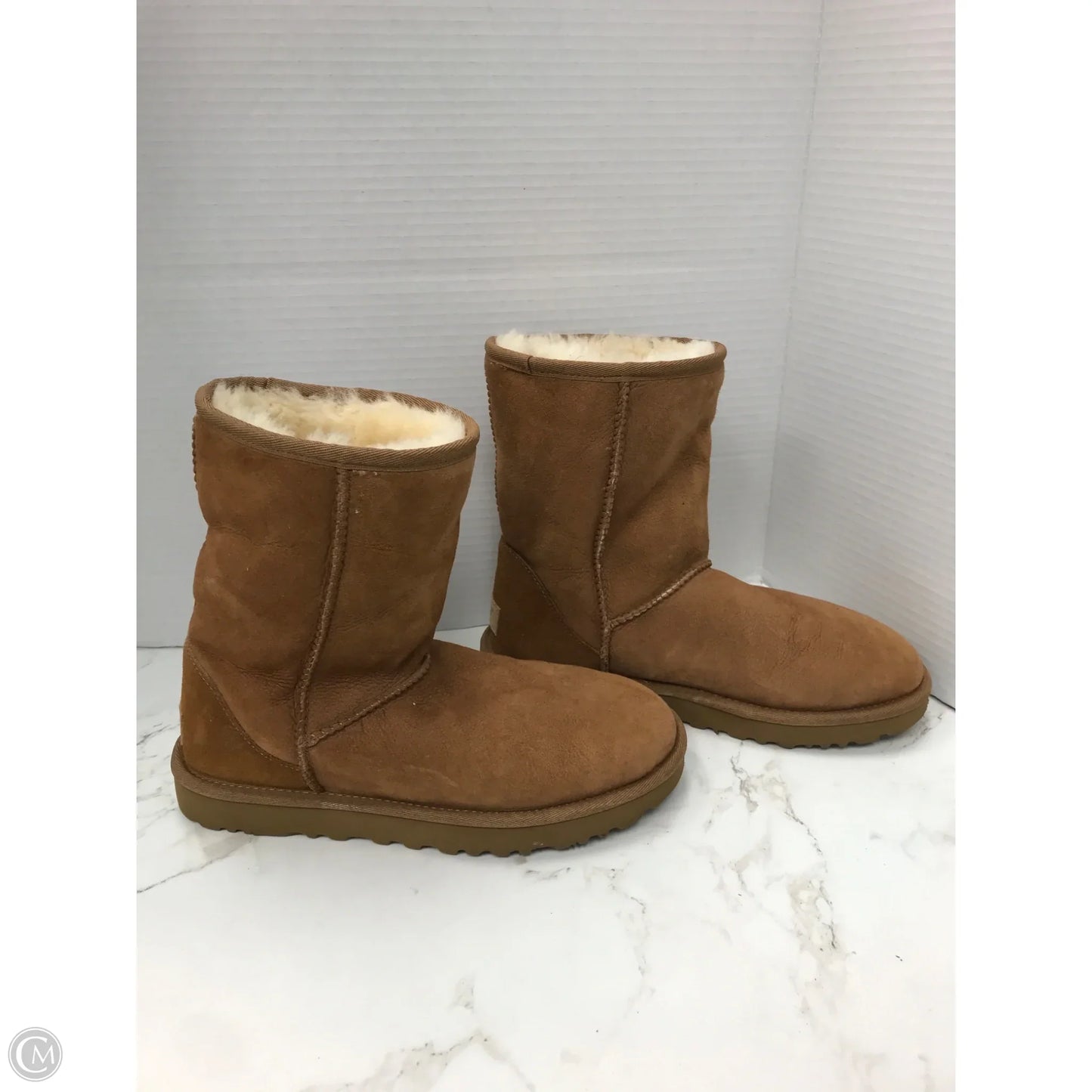 Boots Designer By Ugg In Tan, Size: 7