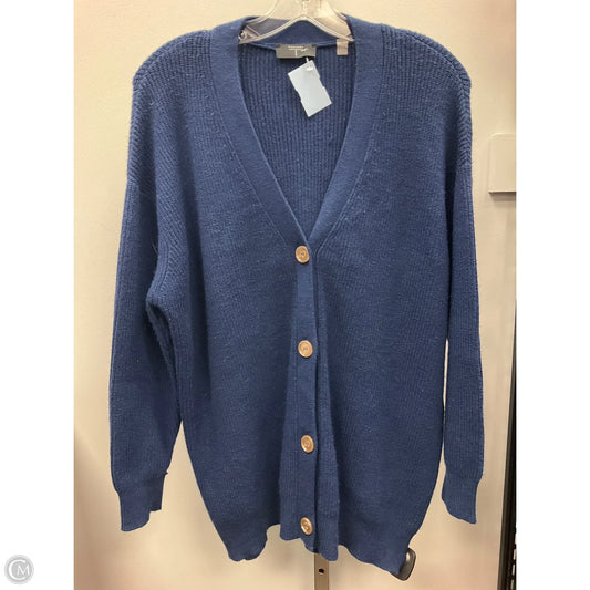 Sweater Cardigan By T Tahari In Navy, Size: S