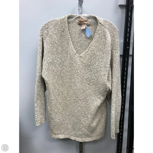 Sweater By Woolrich In Tan, Size: M