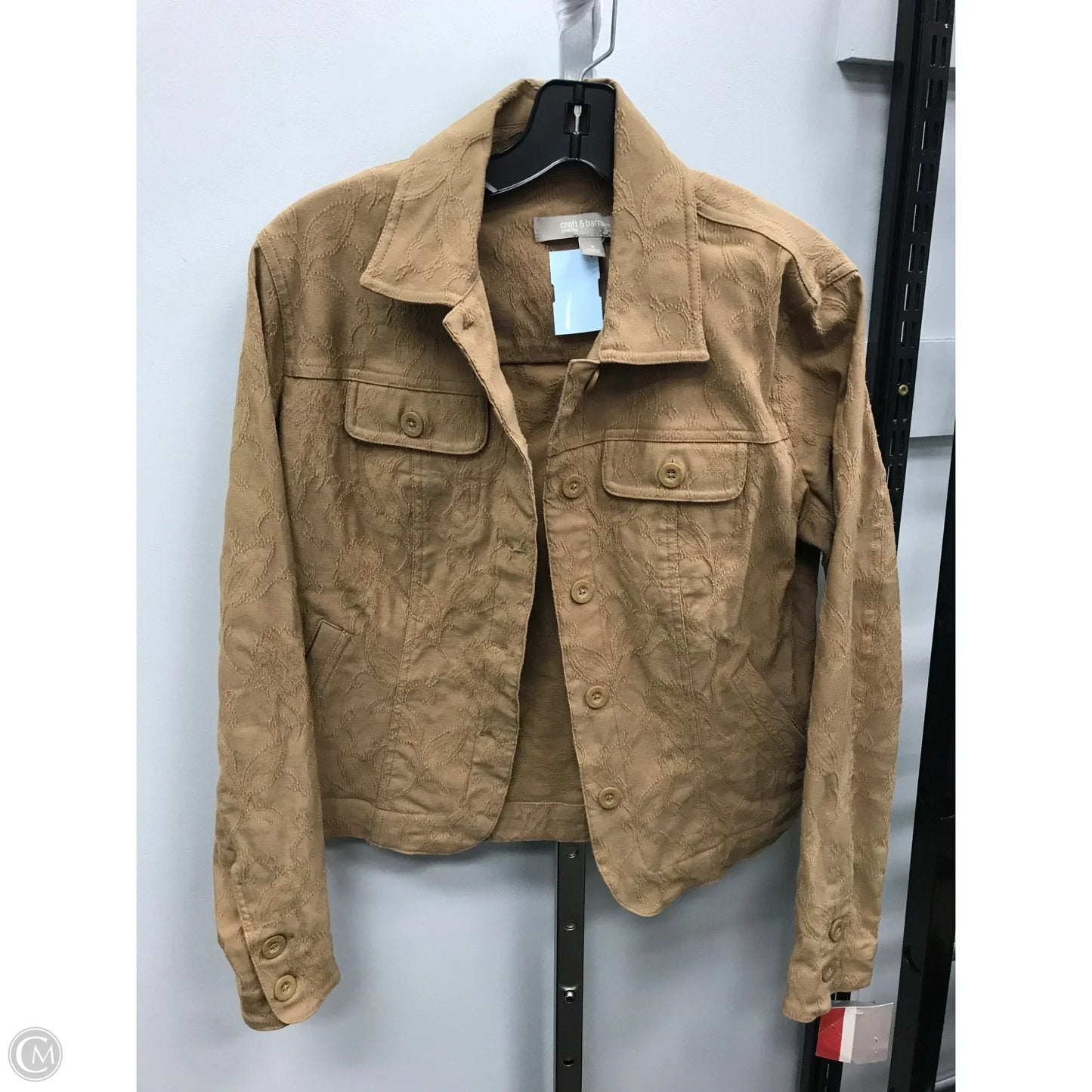 Jacket Other By Croft And Barrow In Tan, Size: S