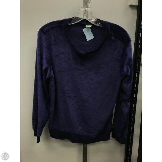 Top Long Sleeve By Cmc In Purple, Size: M