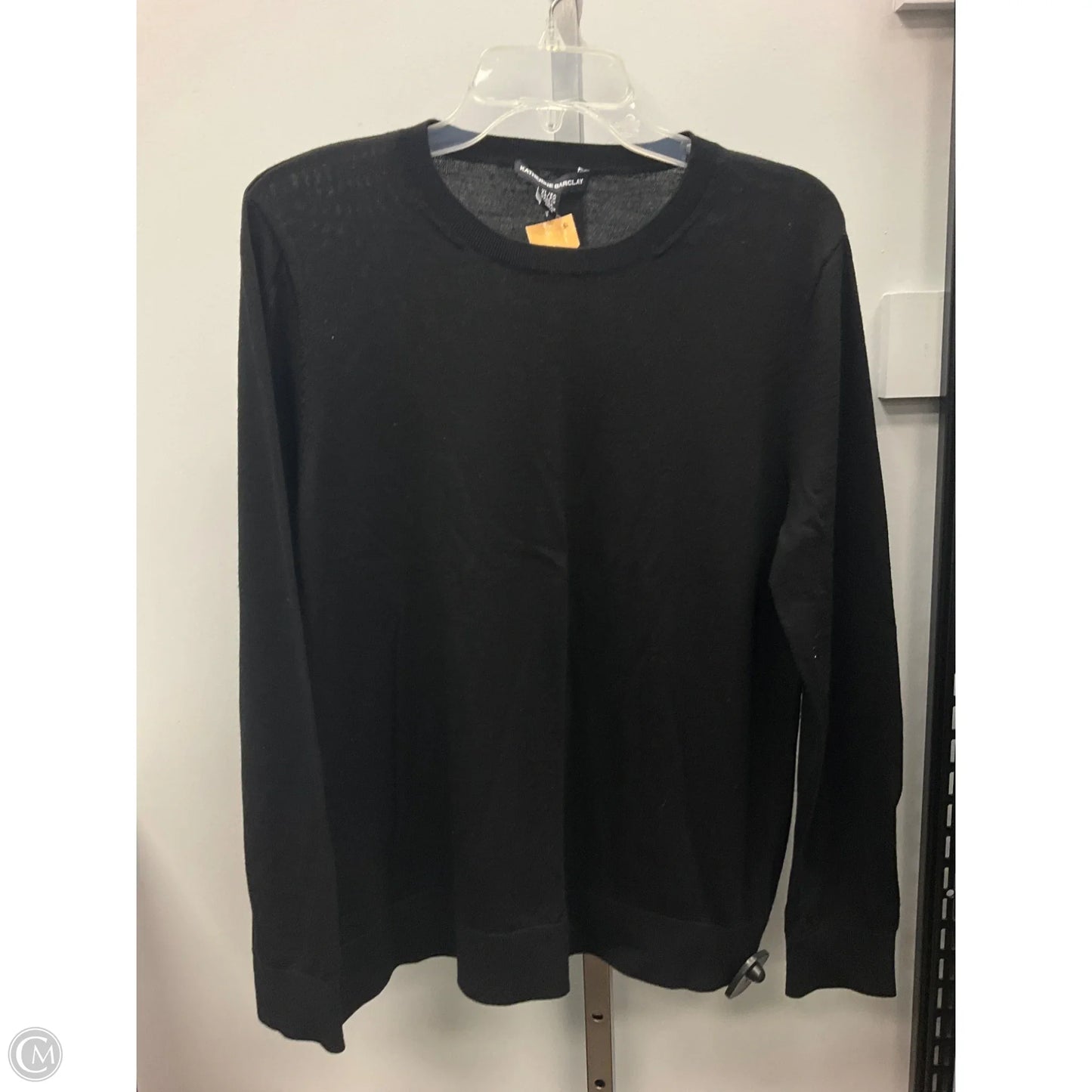 Top Long Sleeve By Katherine Barclay In Black, Size: Xl
