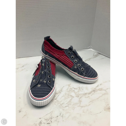 Shoes Sneakers By Blowfish In Blue Red & White, Size: 7