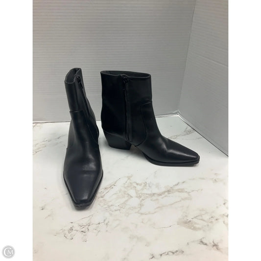 Boots Ankle Heels By Franco Sarto In Black, Size: 6