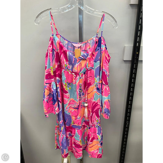Dress Designer By Lilly Pulitzer In Pink & Purple, Size: S