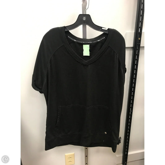 Top Short Sleeve By Jones New York In Black, Size: 1x