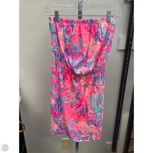 Romper Designer By Lilly Pulitzer In Pink, Size: S
