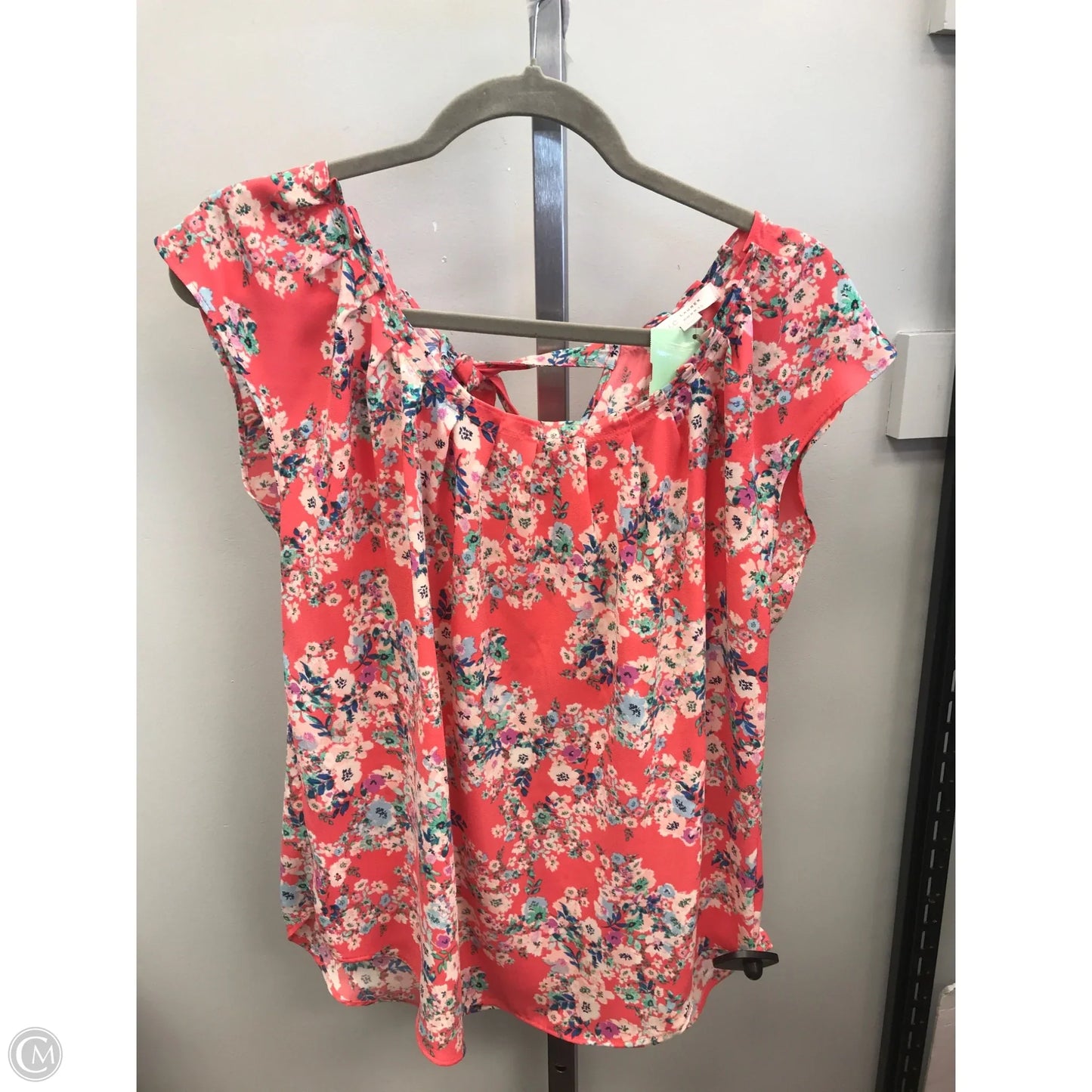 Top Sleeveless By Lc Lauren Conrad In Floral Print, Size: S
