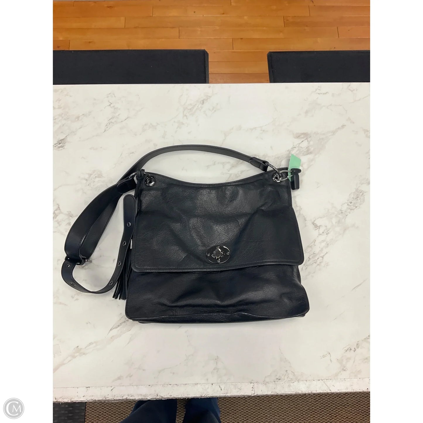 Handbag Leather By Rachel Roy, Size: Large