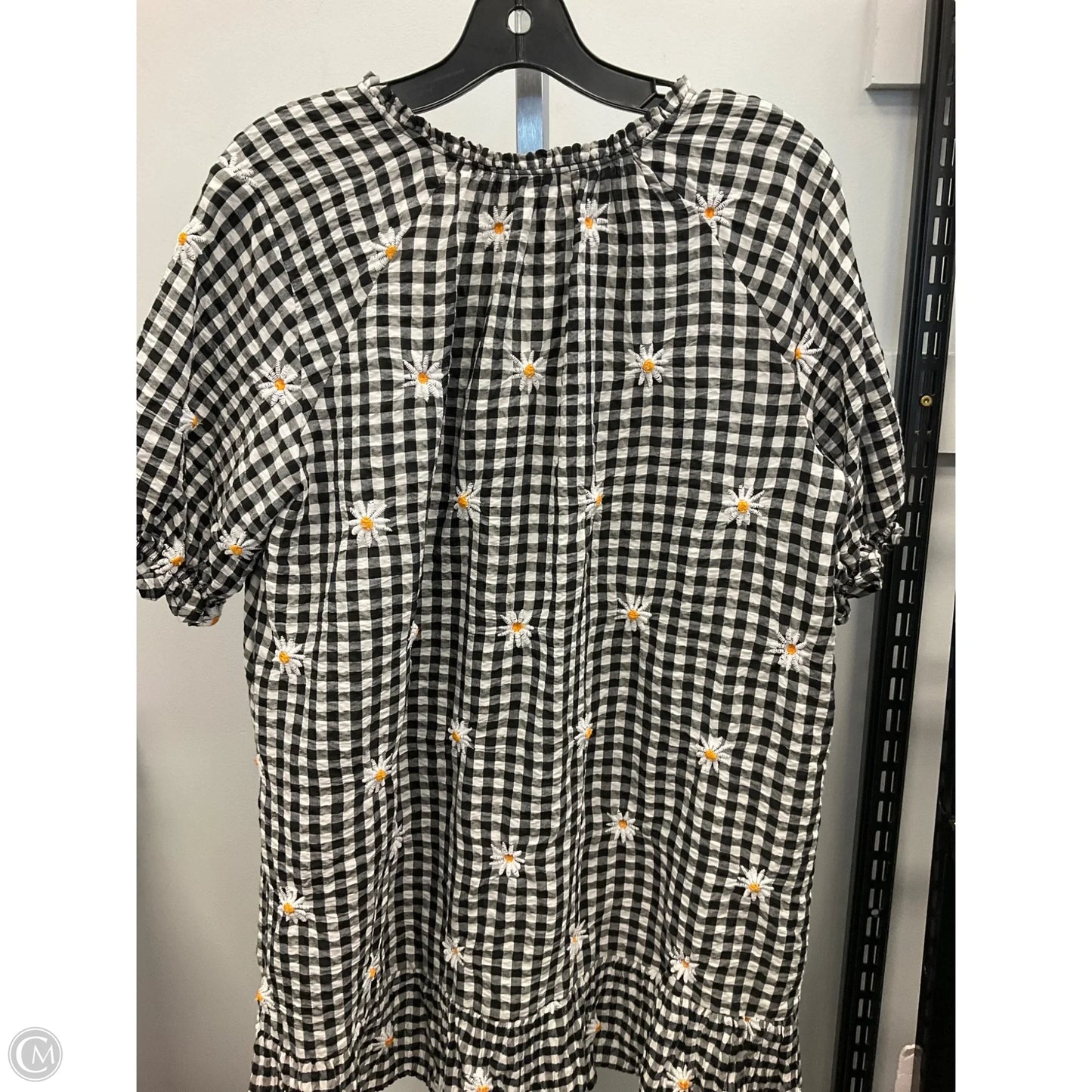 Dress Casual Short By Zara In Checkered Pattern, Size: S