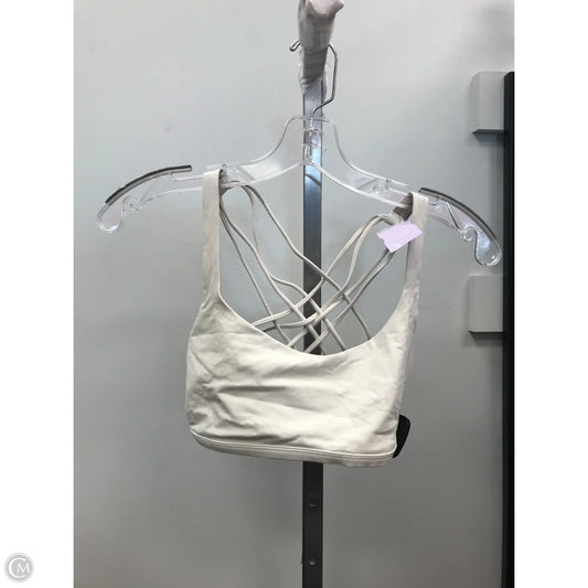 Athletic Bra By Lululemon In Cream, Size: 6