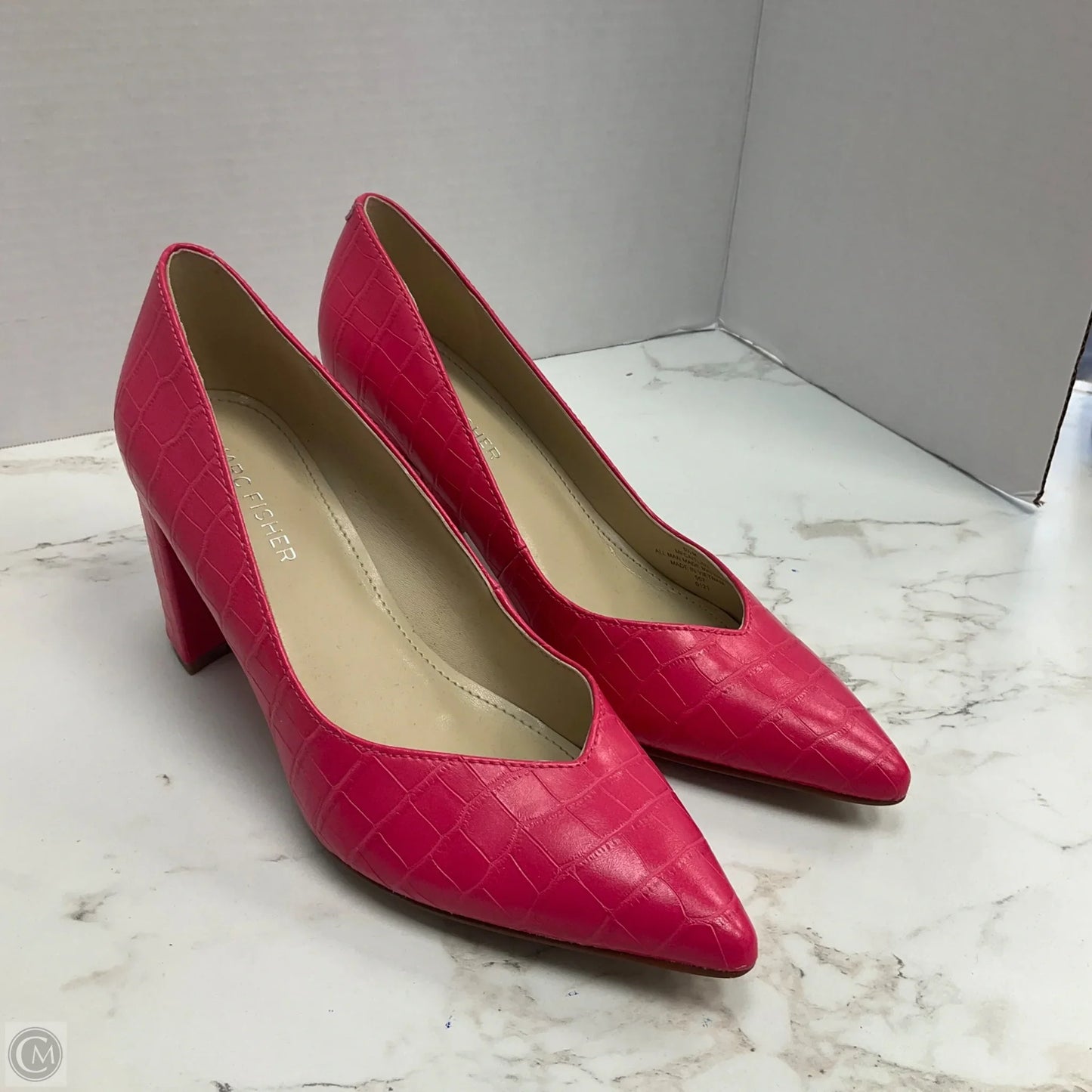 Shoes Heels Block By Marc Fisher In Pink, Size: 6.5
