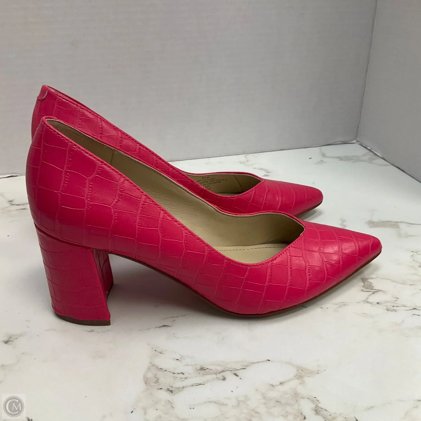 Shoes Heels Block By Marc Fisher In Pink, Size: 6.5