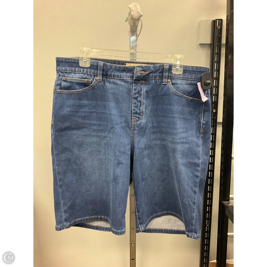 Shorts By Soft Surroundings In Blue Denim, Size: L