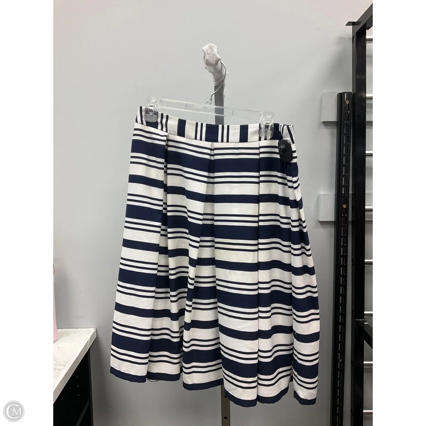 Skirt Mini & Short By Roz And Ali In Striped Pattern, Size: 8