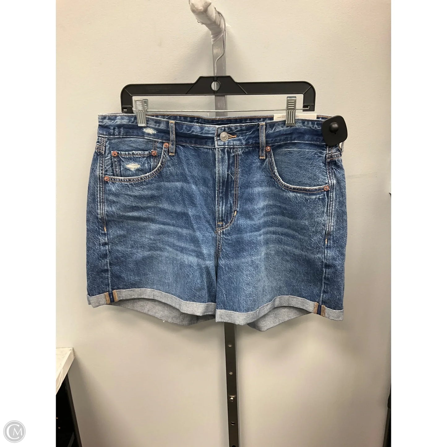 Shorts By American Eagle In Blue Denim, Size: 14
