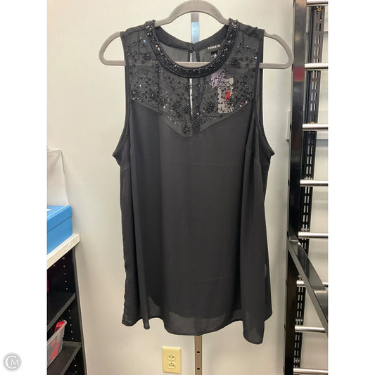 Top Sleeveless By Torrid In Black, Size: Xl