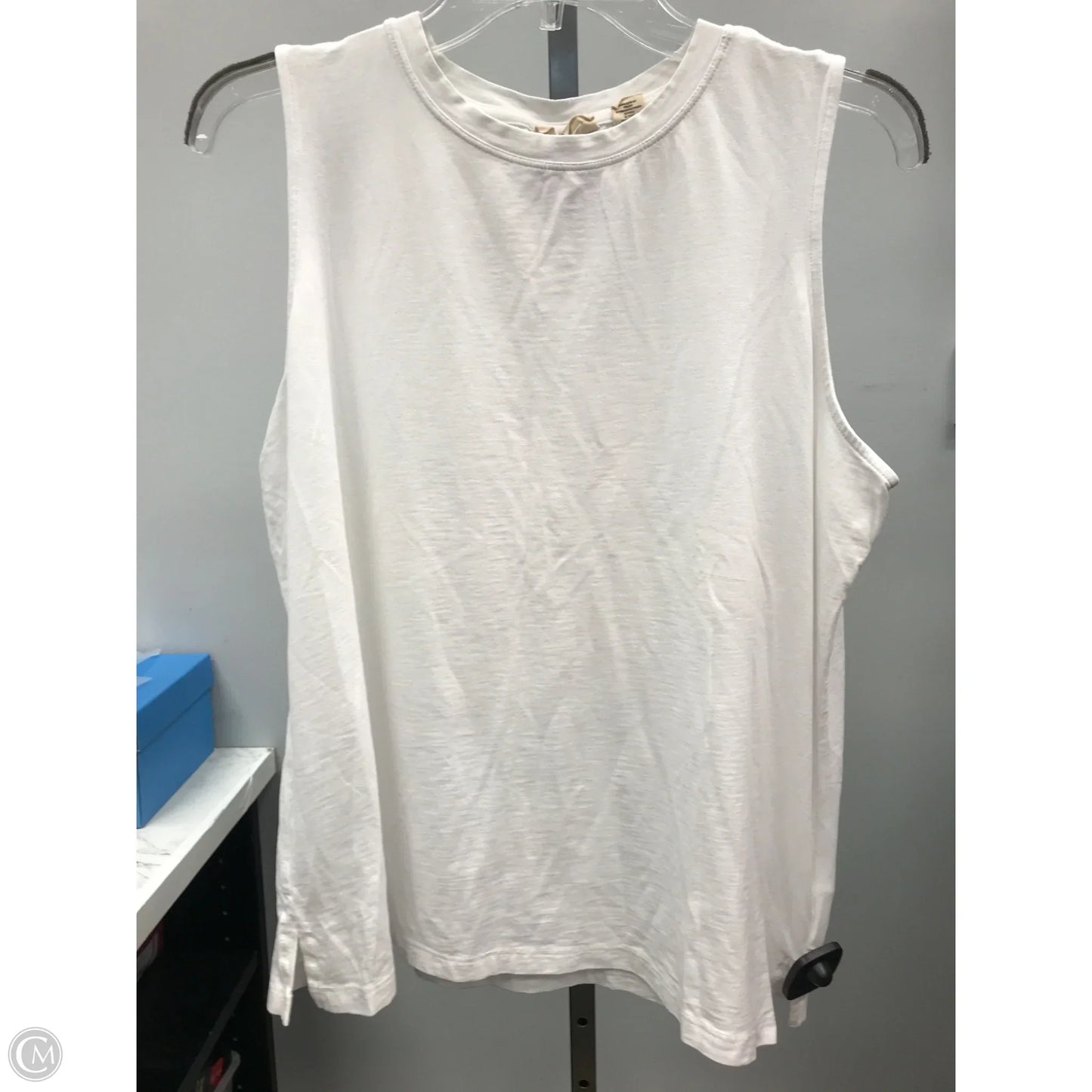 Top Sleeveless By Christian Siriano In White, Size: Xl