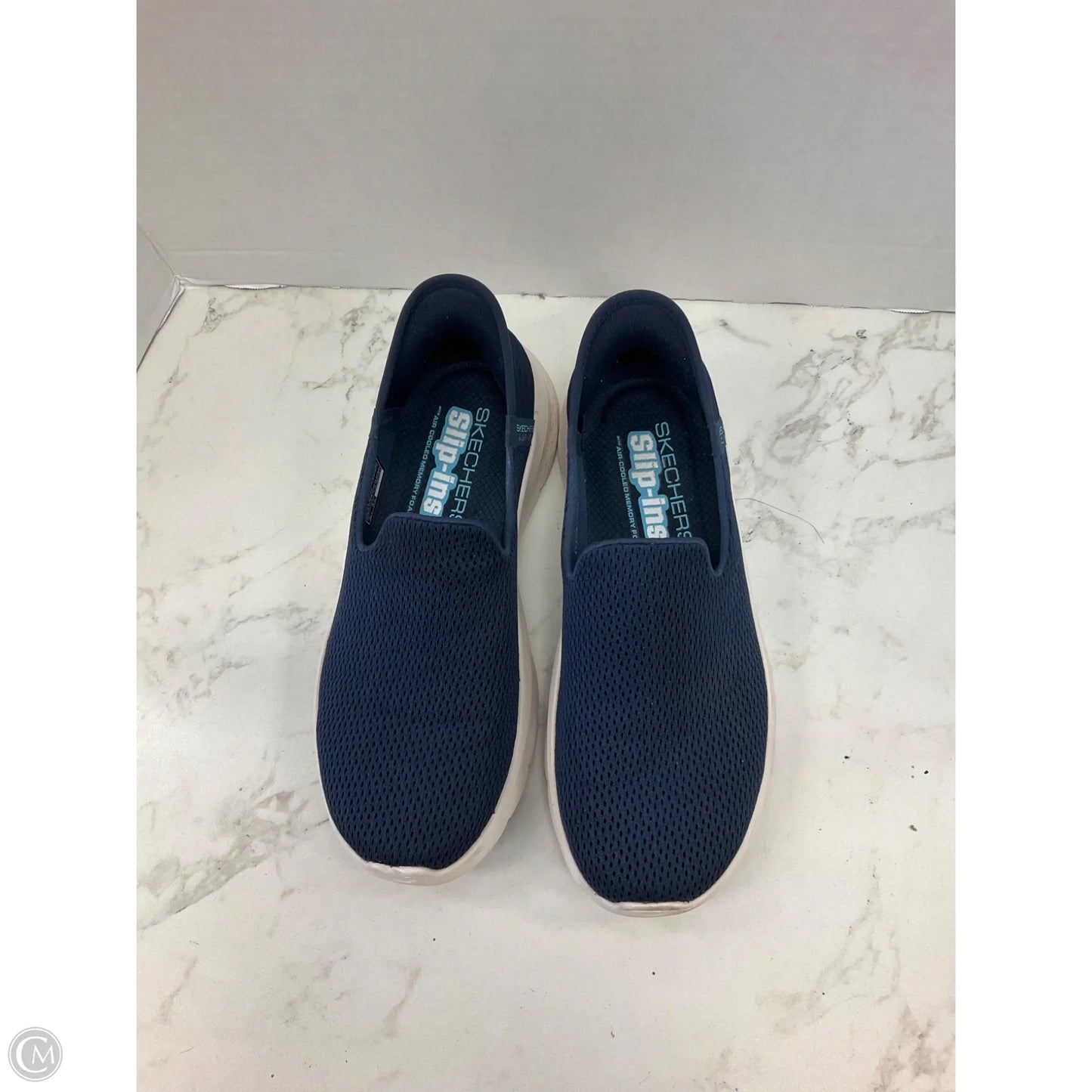 Shoes Athletic By Skechers In Navy, Size: 8