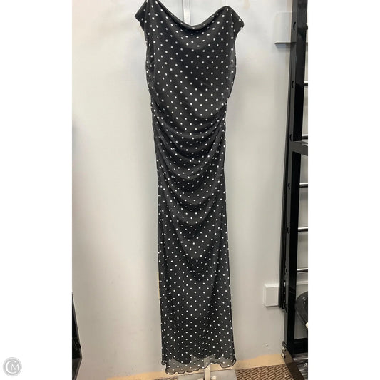 Dress Casual Midi By Cmc In Polkadot Pattern, Size: M