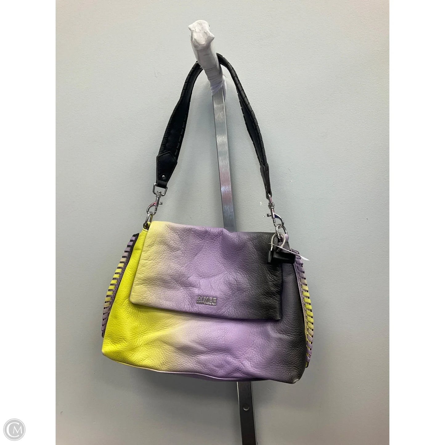 Handbag Leather By Aimee Kestenberg, Size: Large