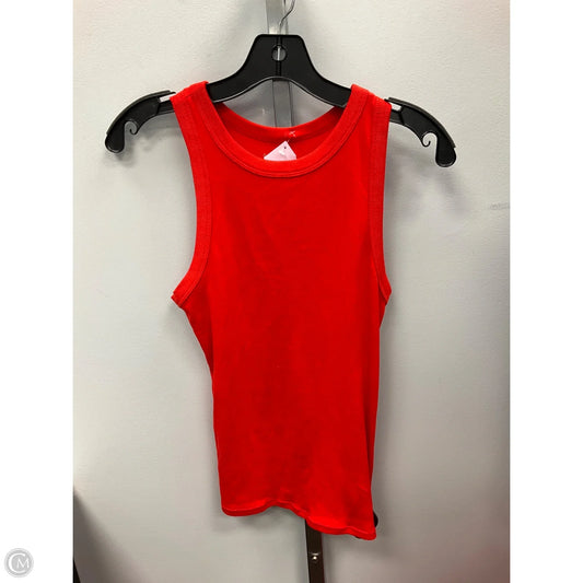 Top Sleeveless By A New Day In Red, Size: M
